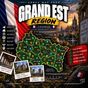 PACK Urbex France Grand Est 2026