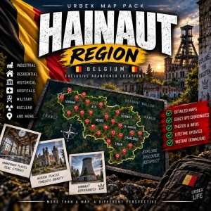 PACK Urbex Spots Belgium Hainaut 2026
